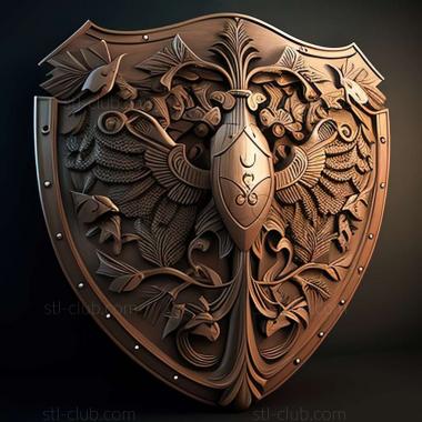 3D model shield (STL)